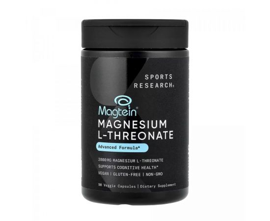 Придбати Magnesium L-Threonate 2000mg - 90 veggie capsules, image , характеристики, відгуки