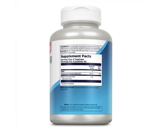 Придбати Magnesium Bisglycinate 350 - 160 veg caps, image , зображення 2, характеристики, відгуки