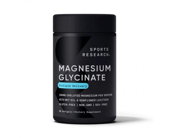 Придбати Magnesium Glycinate 160mg - 60 softgels, image , характеристики, відгуки