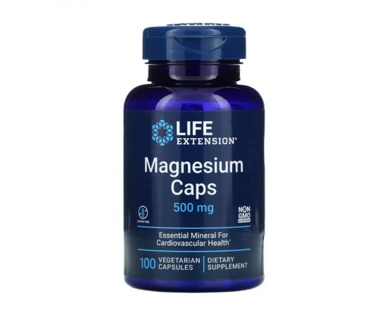 Придбати Magnesium Caps 500 mg - 100 vcaps, image , характеристики, відгуки