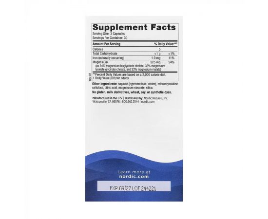 Придбати Magnesium Complex - 90 caps, image , зображення 2, характеристики, відгуки