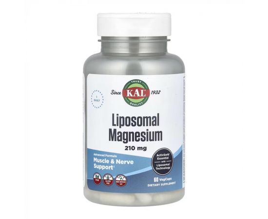 Придбати Liposomal Magnesium 210mg - 60 vcaps, image , характеристики, відгуки