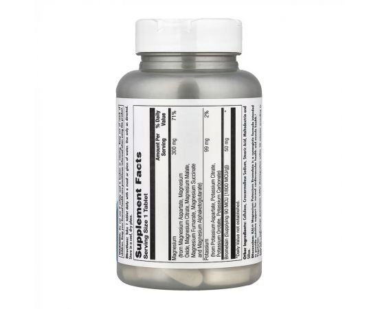 Придбати Magnesium Potassium Bromelain - 60 tabs, image , зображення 2, характеристики, відгуки
