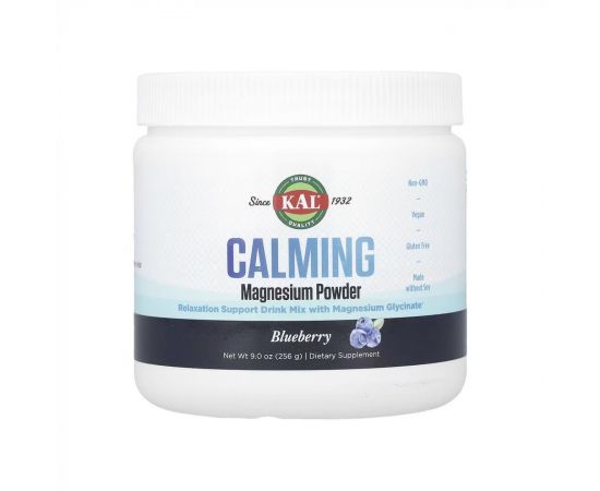 Придбати CALMING Magnesium Powder - 256g Blueberry, image , характеристики, відгуки