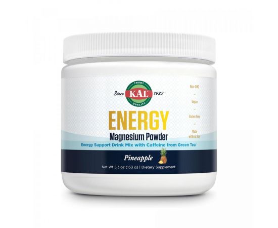 Придбати Energy Magnesium Powder - 153g Pineapple, image , характеристики, відгуки