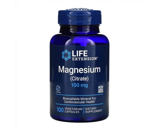 Придбати Magnesium (Citrate) 100 mg - 100 vcaps, image , характеристики, відгуки
