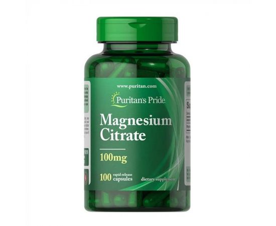 Придбати Magnesium Citrate 100mg - 100 caps, image , характеристики, відгуки