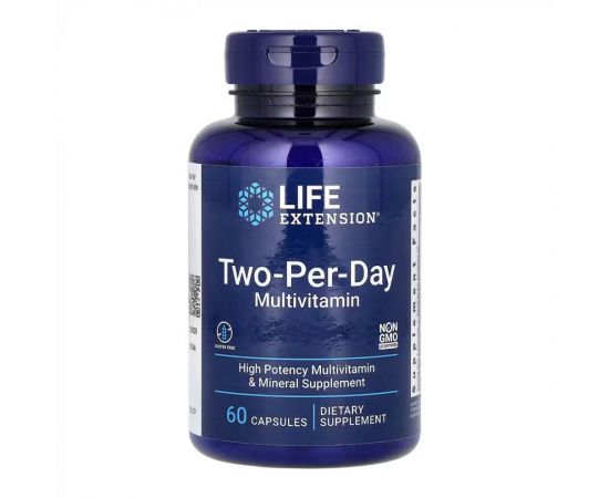 Придбати Two-Per-Day Multivitamin - 60 caps, image , характеристики, відгуки