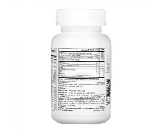 Купить Mega-One™ - 30 tabs, фото , изображение 3, характеристики, отзывы