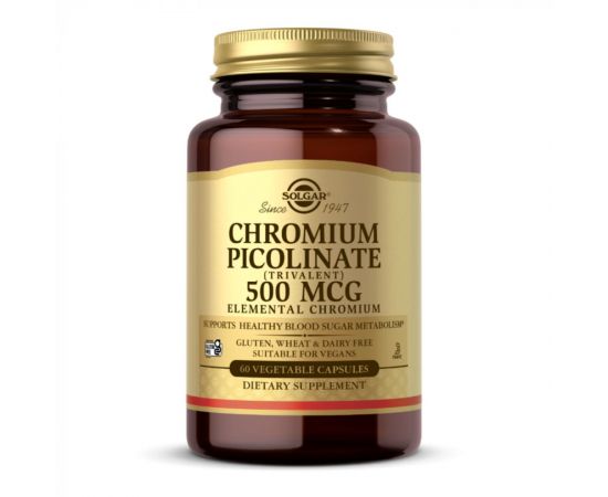Придбати Chromium Picolinate 500 mcg - 60 caps, image , характеристики, відгуки