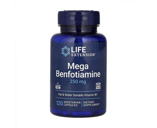 Купить Mega Benfotiamine 250 mg - 120 vcaps, фото , характеристики, отзывы