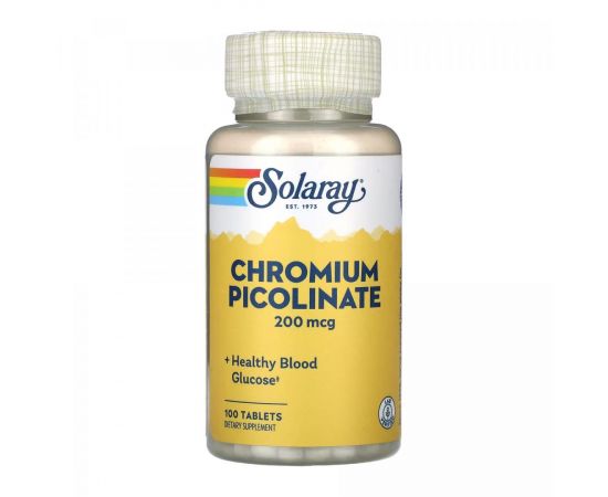 Придбати Chromium Picolinate 200mcg - 100 tabs, image , характеристики, відгуки