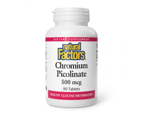 Придбати Chromium Picolinate 500mcg - 90 tabs, image , характеристики, відгуки