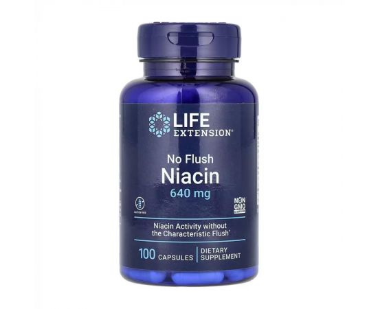 Придбати No Flush Niacin 640 mg - 100 caps, image , характеристики, відгуки