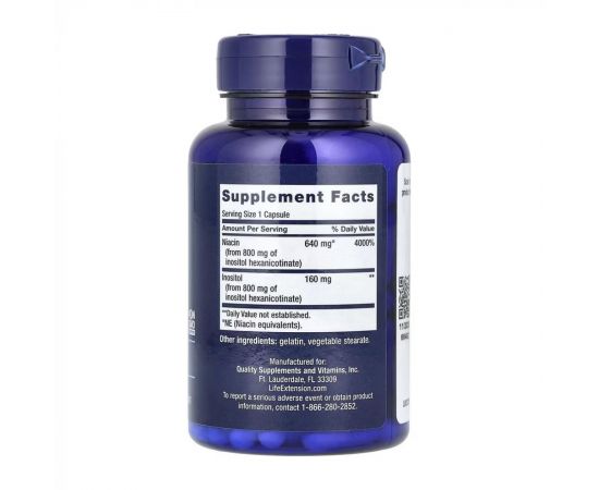 Придбати No Flush Niacin 640 mg - 100 caps, image , зображення 2, характеристики, відгуки