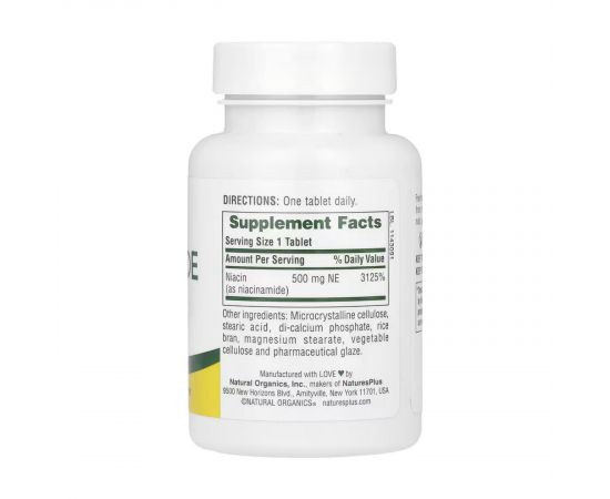 Придбати Niacinamide 500 mg - 90 tabs, image , зображення 2, характеристики, відгуки