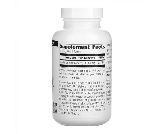 Придбати Niacinamide B-3 1500 mg - 100 tabs, image , зображення 2, характеристики, відгуки