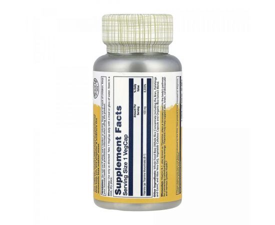 Придбати Vitamin B-1 100mg - 100 vcaps, image , зображення 2, характеристики, відгуки