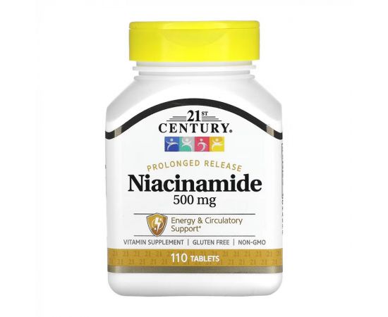 Придбати Niacinamide 500 mg - 110 tabs, image , характеристики, відгуки