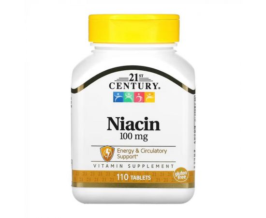 Придбати Niacin 100 mg - 110 tabs, image , характеристики, відгуки