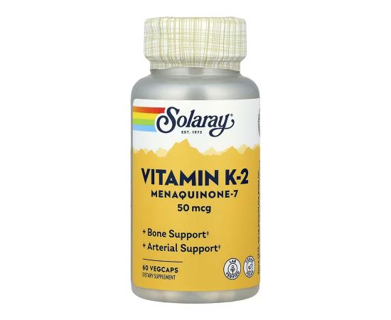 Придбати Vitamin K-2 MK-7 50mcg - 60 vcaps, image , характеристики, відгуки
