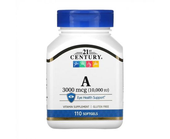 Придбати A 3000 mcg (10,000 IU) - 110 softgels, image , характеристики, відгуки