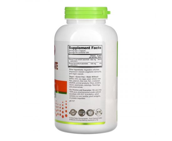 Придбати Sodium Ascorbate - 250 caps, image , зображення 2, характеристики, відгуки