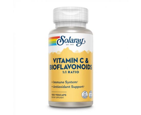 Придбати Vitamin C & Bioflavonoids 1:1 500mg - 100 vcaps, image , характеристики, відгуки