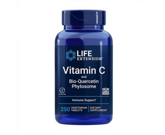 Придбати Vitamin C and Bio-Quercetin Phytosome - 250 tabs, image , характеристики, відгуки
