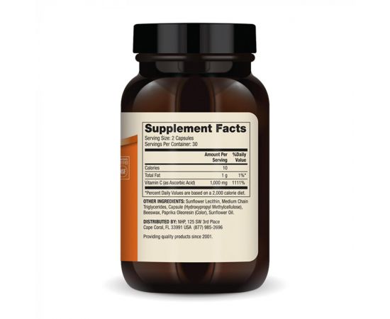 Придбати Liposomal Vitamin C - 60 caps, image , зображення 2, характеристики, відгуки