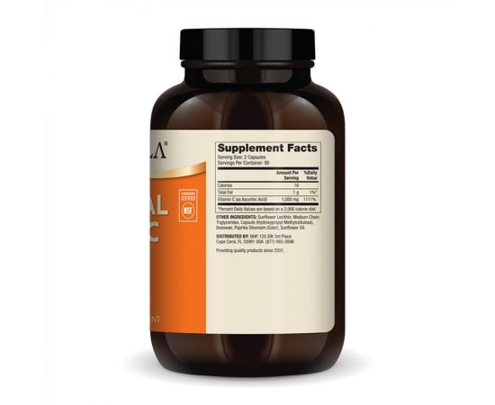 Придбати Liposomal Vitamin C - 180 caps, image , зображення 2, характеристики, відгуки