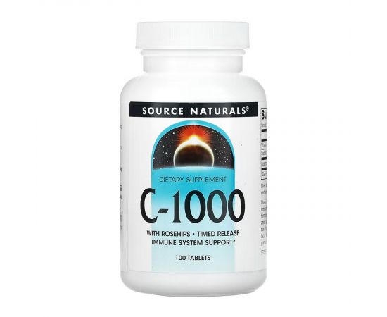 Придбати C-1000 1000 mg - 100 tabs, image , характеристики, відгуки