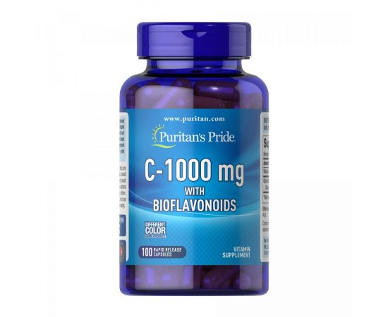 Придбати Vitamin C-1000 mg with Bioflavonoids - 100 caps, image , характеристики, відгуки