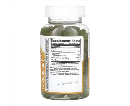 Придбати Vitamin C 1050mg Adult - 90 gummies, image , зображення 2, характеристики, відгуки