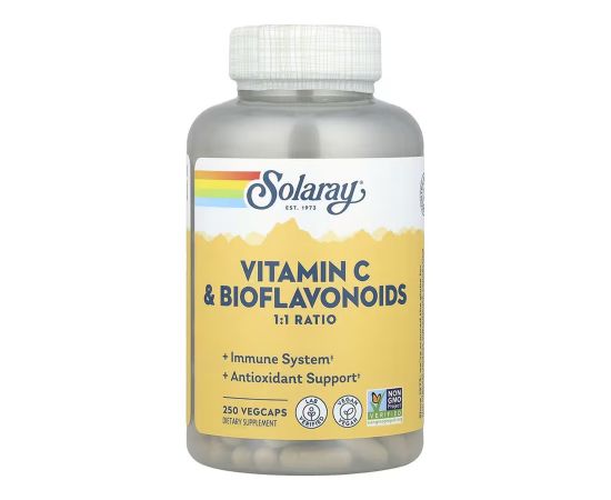 Придбати Vitamin C & Bioflavonoids 1:1 500mg - 250 vcaps, image , характеристики, відгуки