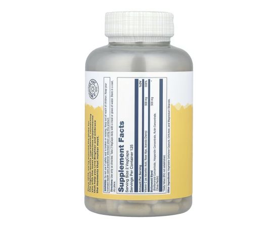 Придбати Vitamin C & Bioflavonoids 1:1 500mg - 250 vcaps, image , зображення 2, характеристики, відгуки