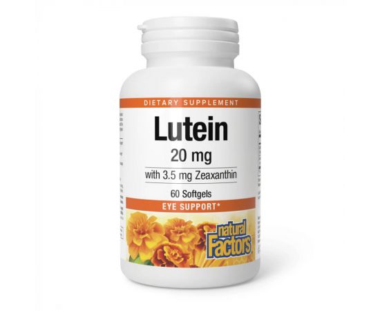 Придбати Lutein 20mg - 60 softgels, image , характеристики, відгуки