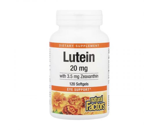 Придбати Lutein 20mg - 120 softgels, image , характеристики, відгуки