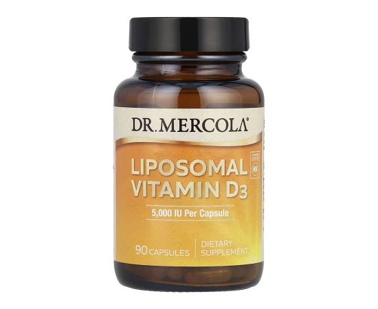 Придбати Liposomal Vitamin D3 5000 IU - 90 caps, image , характеристики, відгуки