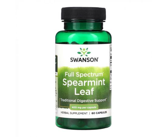 Придбати Full Spectrum Spearmint Leaf 400mg - 60 caps, image , характеристики, відгуки