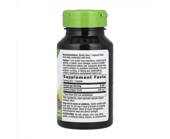 Придбати Cayenne Pepper - 100 vcaps, image , зображення 2, характеристики, відгуки