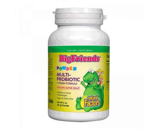 Придбати BigFriends Multi-Probiotic Powder 3 Billion - 60g, image , характеристики, відгуки