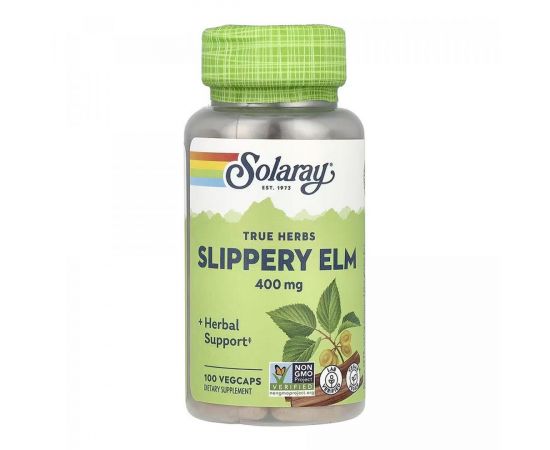 Придбати Slippery Elm Bark 400mg - 100 vcaps, image , характеристики, відгуки
