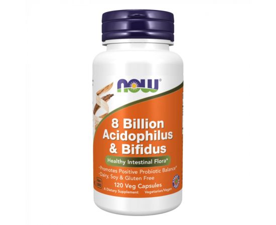 Придбати 8 Billion Acidophilus & Bifidus - 120 vcaps, image , характеристики, відгуки