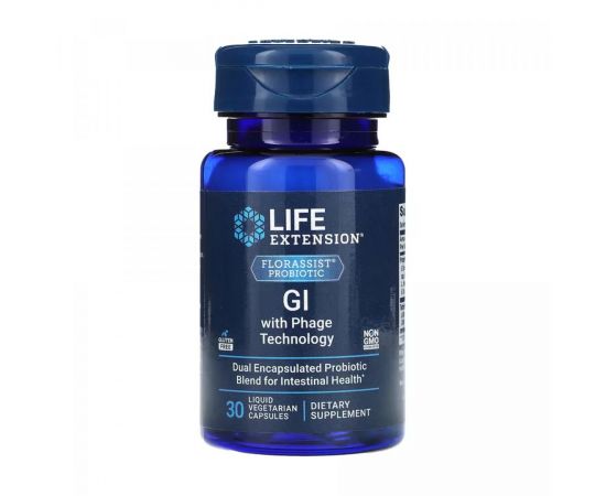 Придбати LE FLORASSIST® GI with Phage Technology - 30 vcaps, image , характеристики, відгуки