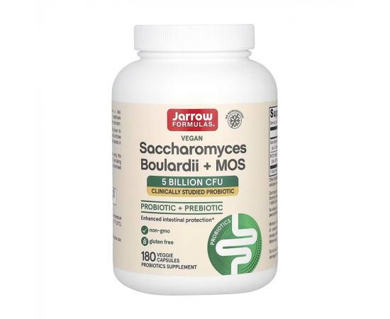 Придбати Saccharomyces Boulardii + MOS - 180 vcaps, image , характеристики, відгуки
