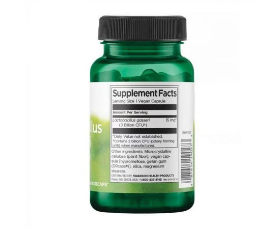 Придбати Lactobacillus Gasseri 3 Billion Cfu - 60 vcaps, image , зображення 2, характеристики, відгуки