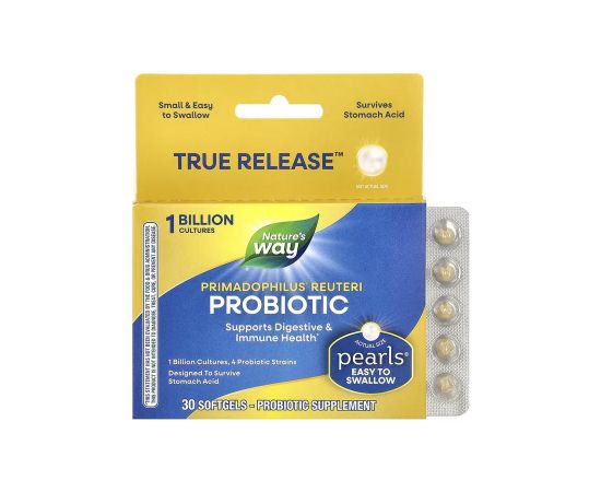 Придбати Primadophilus® Reuteri Probiotic Pearls - 30 softgels, image , характеристики, відгуки