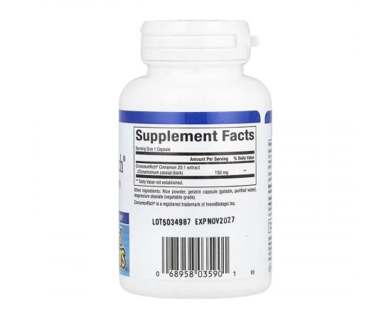 Придбати WellBetX CinnamonRich 150mg - 60 caps, image , зображення 2, характеристики, відгуки