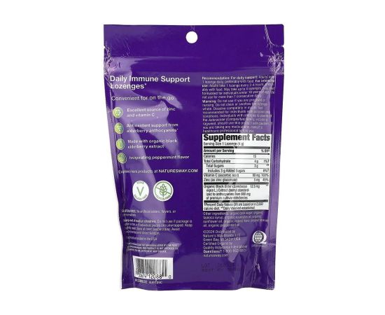 Придбати Sambucus Organic Lozenges Mint - 24 cnt, image , зображення 2, характеристики, відгуки